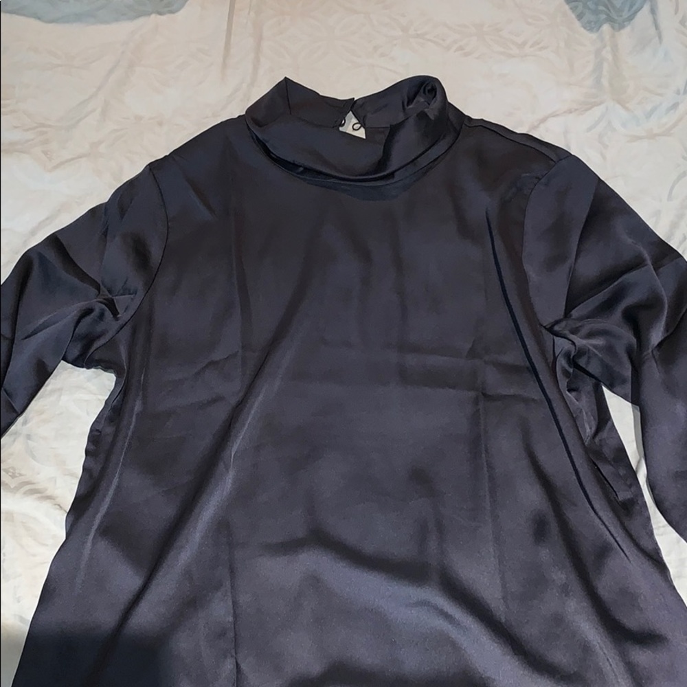 Banana Republic Blue Silk Shirt